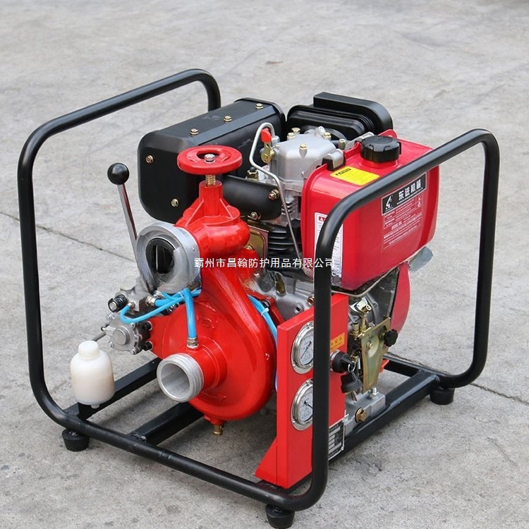 多功能消防泵风冷动力电机水泵JBC5.5/12.0 (15HP)柴油手抬机动泵