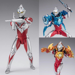 SHF新品亜刻ウルトラ玩具フィギュアアクア皓月灼日装甲多関節可動男子供モデル