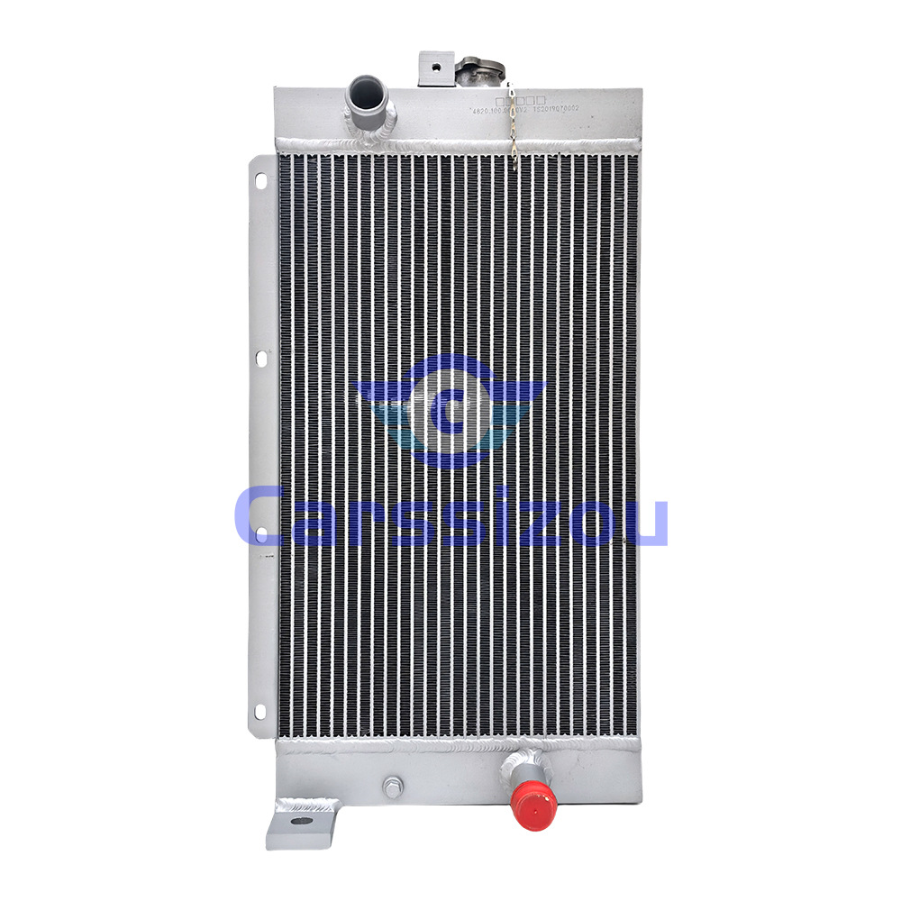 徐工85挖掘机发动机板式水箱组件散热器总成