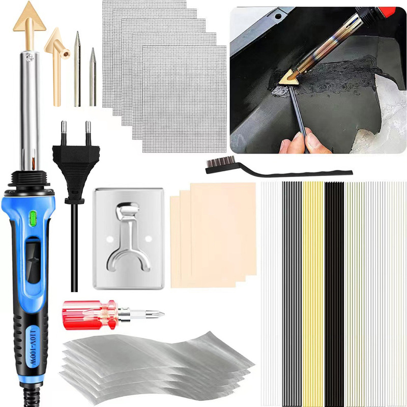 Car bumper plastic parts repair smoothing repair tool suit 100W car bumper repair welding gun sleeve Car bumper plastic parts repair smoothing repair tool suit 100W car bumper repair welding gun sleeve