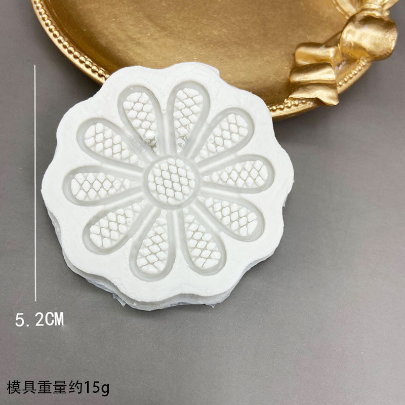 翻糖模具各种玫瑰郁金香花瓣叶子糖花硅胶双片夹模立体纹路模多款|undefined