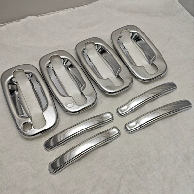 Suitable for 99-06 Tahoe Silverado Avalanche Yukon Sierra Electroplated Handle Cover (Portal Wrist)