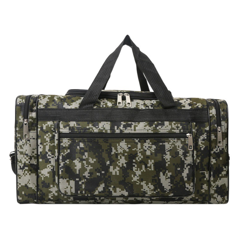 Bolsa de viaje plegable y portátil para ropa, bolsa de almacenamiento para hombres y mujeres, bolsa de trabajo, bolsa de mudanza, bolsa de equipaje para viajes de negocios, estilo camuflaje