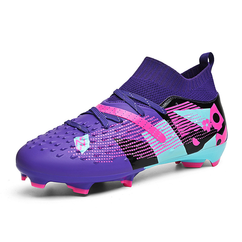Nuevos zapatos de entrenamiento de clavos largos transfronterizos para hombres y mujeres, zapatos de fútbol de juventud, zapatos de fútbol de estudiantes