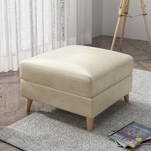 Fabric sofa footrest living room technology cloth imperial concubine footrest solid wood Nordic shoe changing stool collapsed single footrest