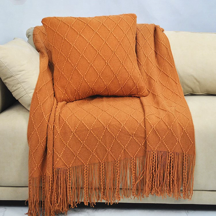 Pillow, sofa, knitted pillowcase for bedroom, wholesale