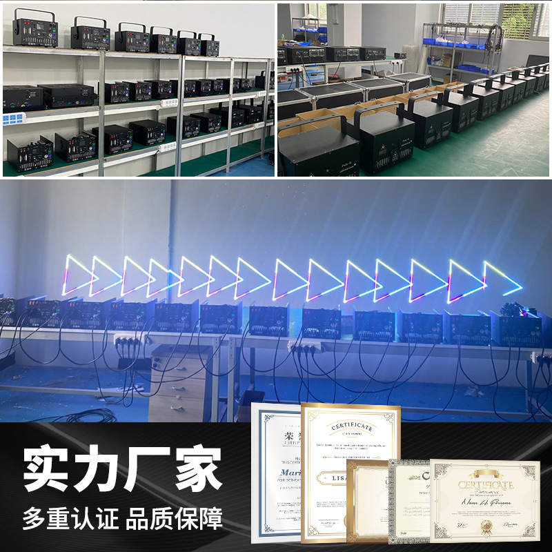 High brightness outdoor waterproof full color animation laser light light show scenic building roof laser landmark light