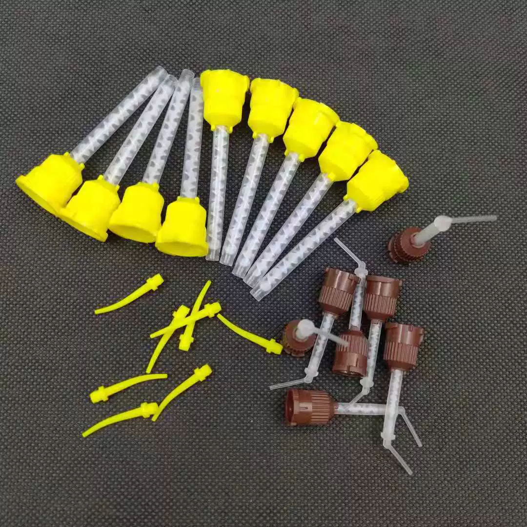 Стоматологическая силиконовая резина смесительная головка впечатляющий материал смесительная головка двойная смесительная головка для отверждения смесительная головка прямые продажи с завода