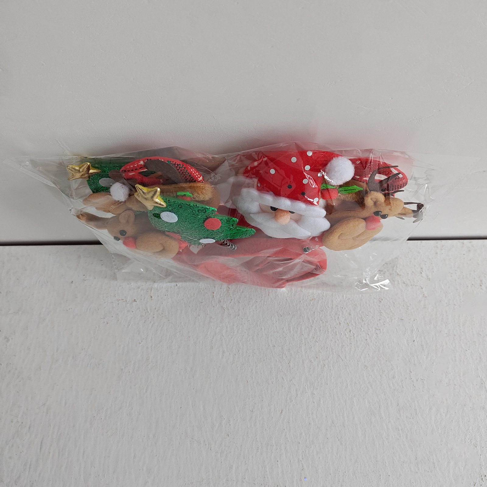 Set cerchietti di natale per feste con fermagli per capelli_voghion.com