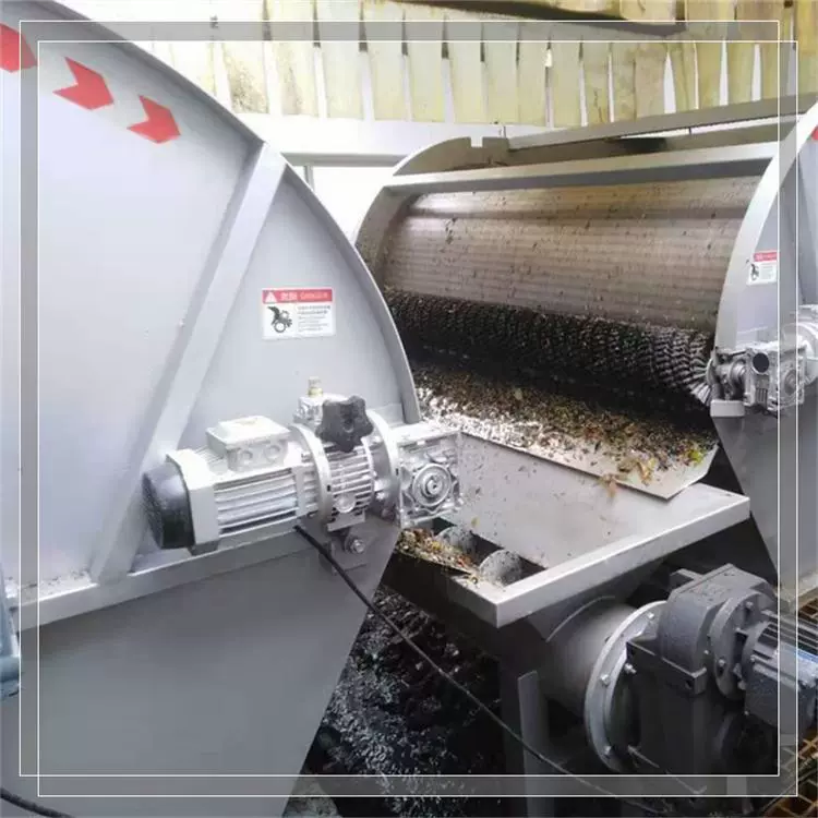 水产养殖全自动微滤循环水设备 不锈钢自清式滚筒微滤机 防堵