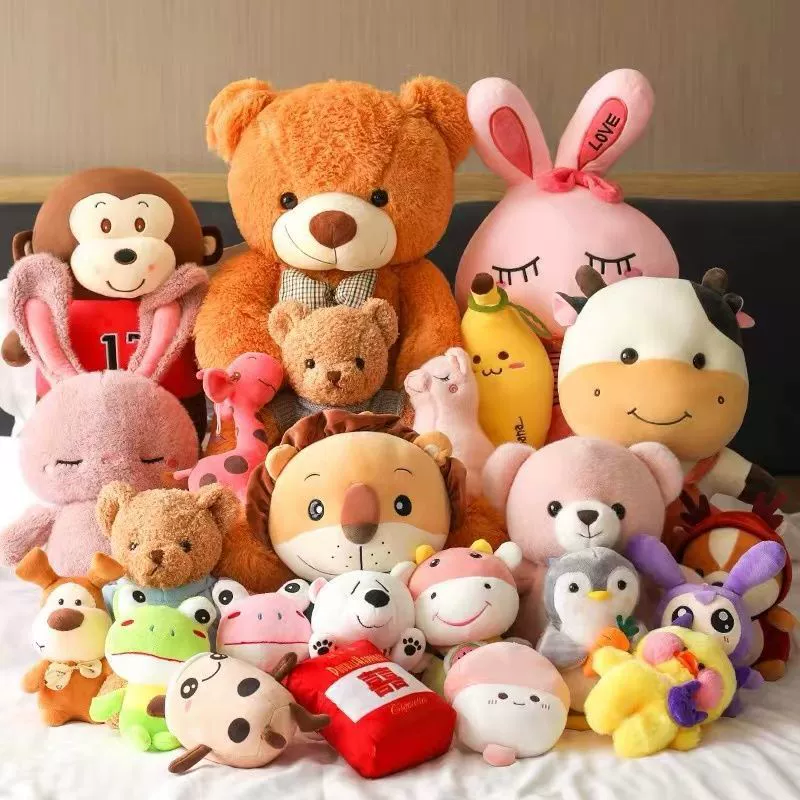 Plush toy, doll, set