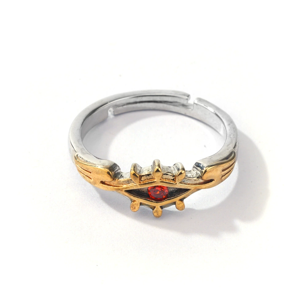 Двухмерные анимационные периферии Code Geass Lelouch of the Rebellion Королевский путь кольцо бриллиантовый глаз Открывающее кольцо