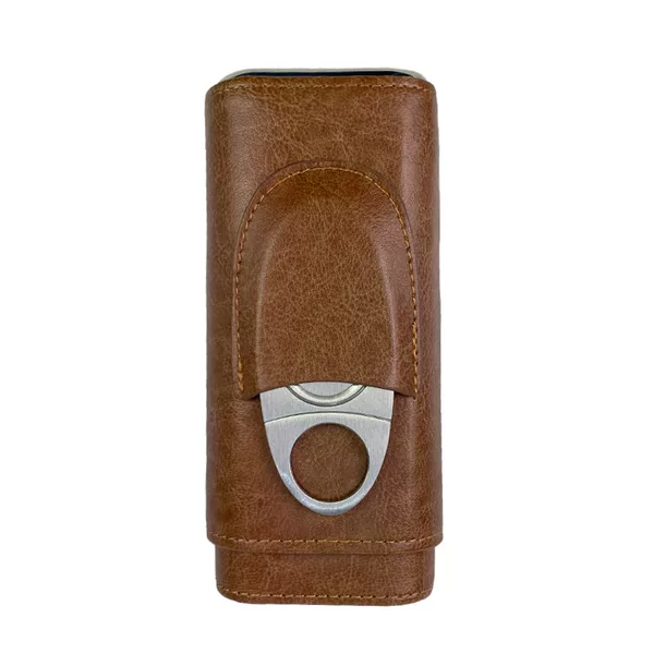 ✅ In-Stock Double-Ended Metal Cigar Case, Portable Cedar Wood Cigar Box, Cigar Humidor, Cigar Case