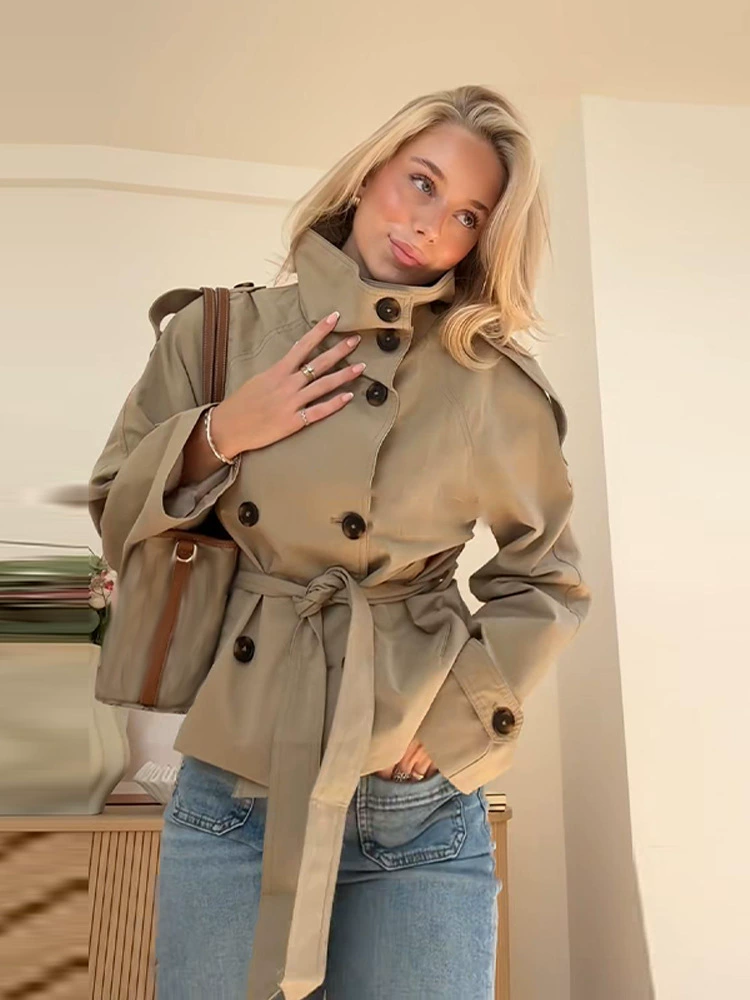 Демисезонная brace, пальто-тренч, (跨境贸易), AliExpress, городской стиль