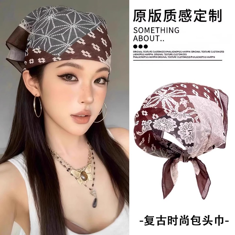 腰果花长条飘带丝巾女秋冬复古感腰带配饰领巾小众气质方巾|undefined