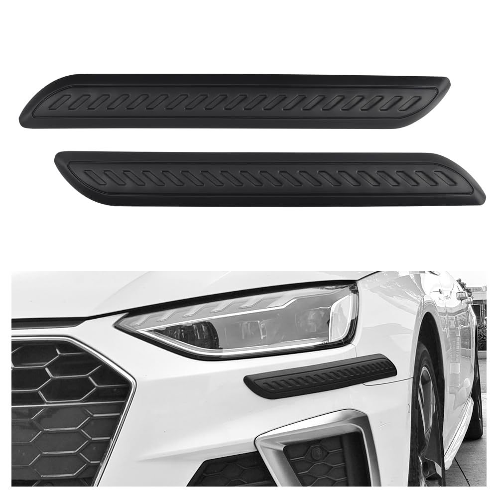 General Motors Front and Rear Bumper Imitation Carbon Fiber Stripe Anti-Collision Strip Protective Strip Anti-Scratch Strip for Car Body