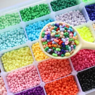 52ɫ3x6mmС�����錍ɫ��ɫ�����g����DIY����������֙C朲���