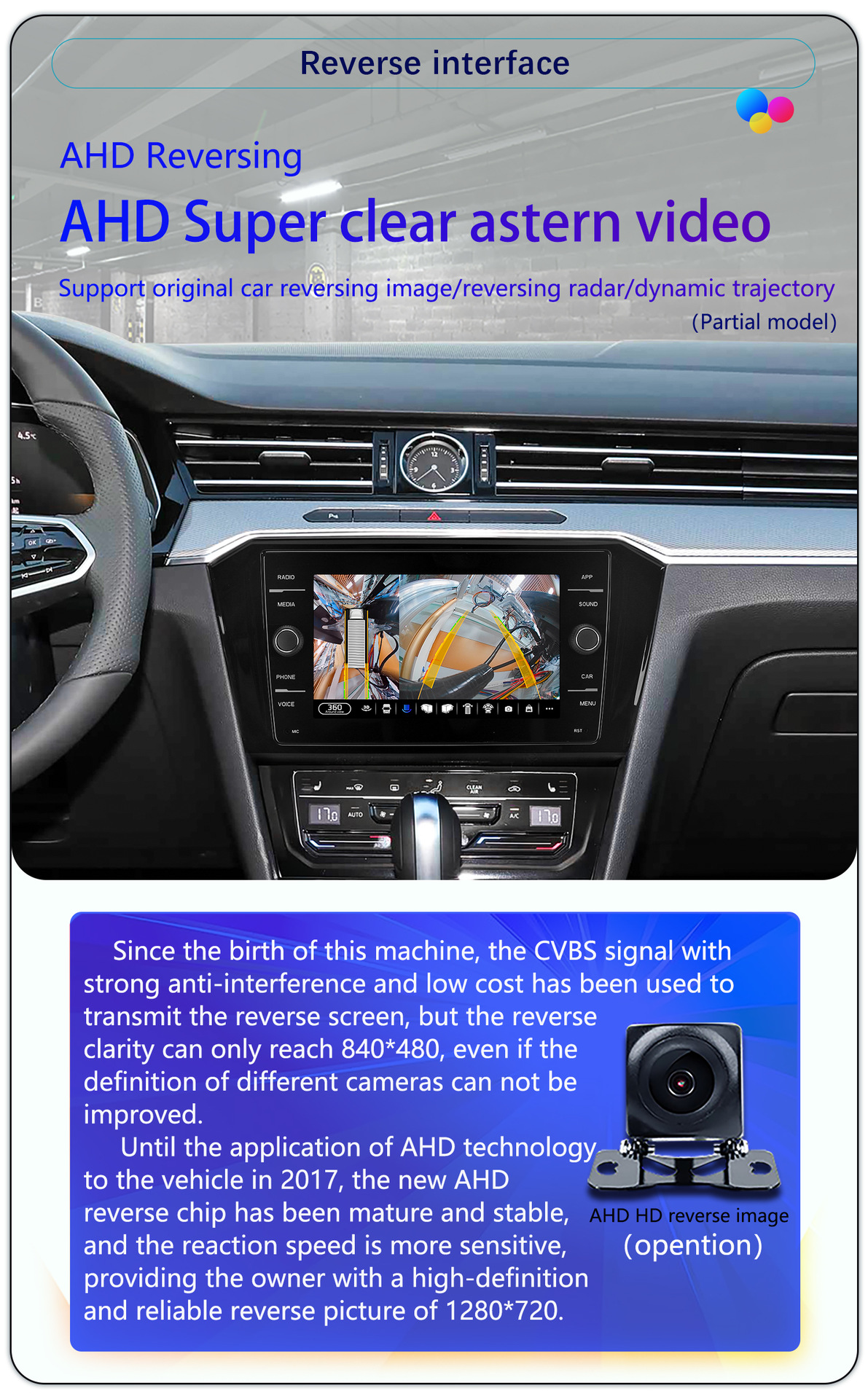 Suitable for 8inch Volkswagen Magotan B8 Low-End Models to Upgrade to High-End Android Central Control Large-Screen Android Reversing Image Navigation System