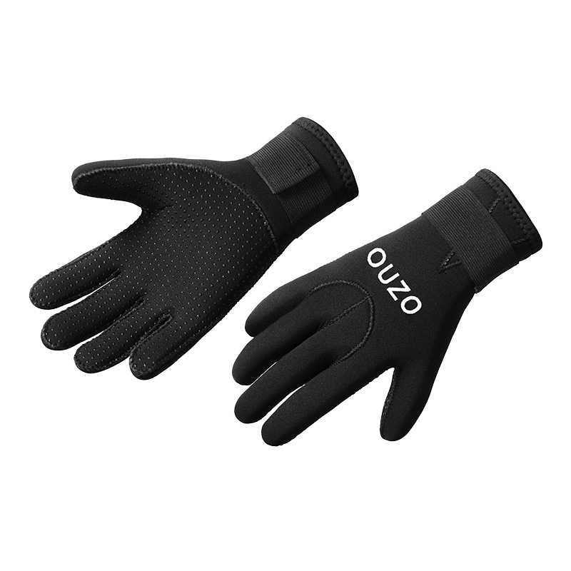 Warm winter 3mm diving glove Men's Beam port Swimming Snorkeling glove non-slip wear-resisting motion glove wholesale