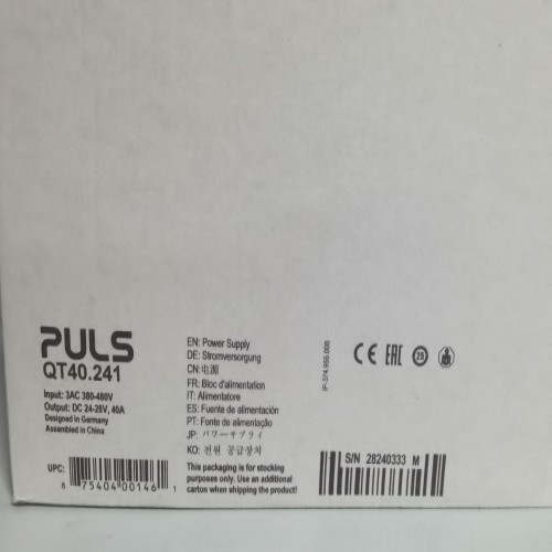原装进口德国 PULS普尔世  导轨电源  QT20.241-C1