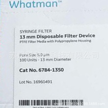 6784-1350 GE Whatman 13mm��ͷʽ���� ���޾� PTFE 6784-1350