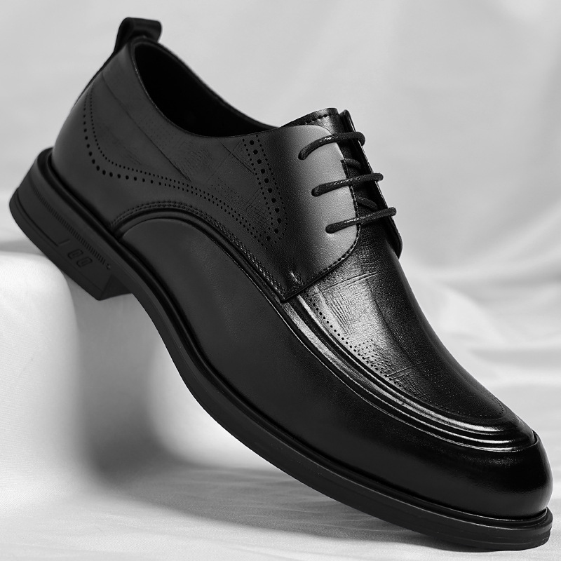 Herren Businessschuhe Aus Echtleder Derby Lederschuhe Formell_voghion.com