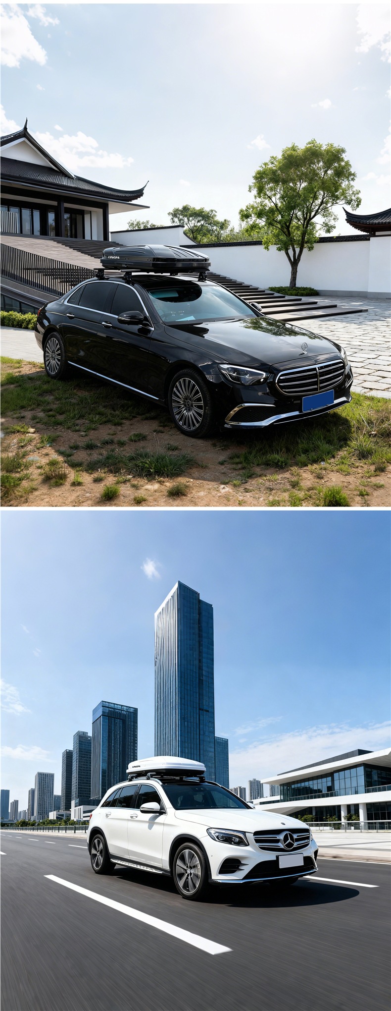 Car Roof Luggage Box, Large Capacity Suv Roof Box, Mpv Universal Ultra-Thin Travel Box, Car Luggage Rack
