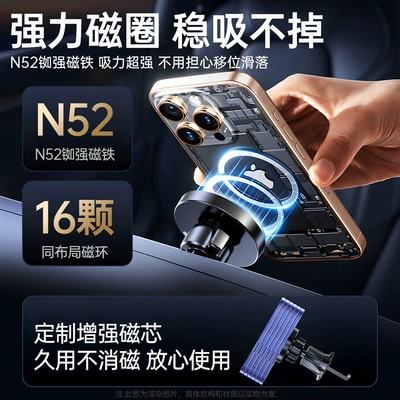 15W Wireless Charging Magnetic | Car phone holder