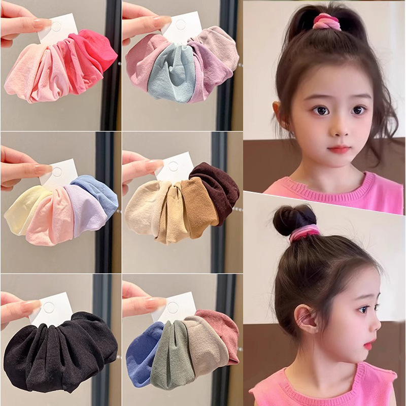 Anillo de cabello de máscara ultra ancho de cabello de cola de caballo alta cuerda de cabello de niñas 2025 nueva banda de goma sin costura de alta elasticidad