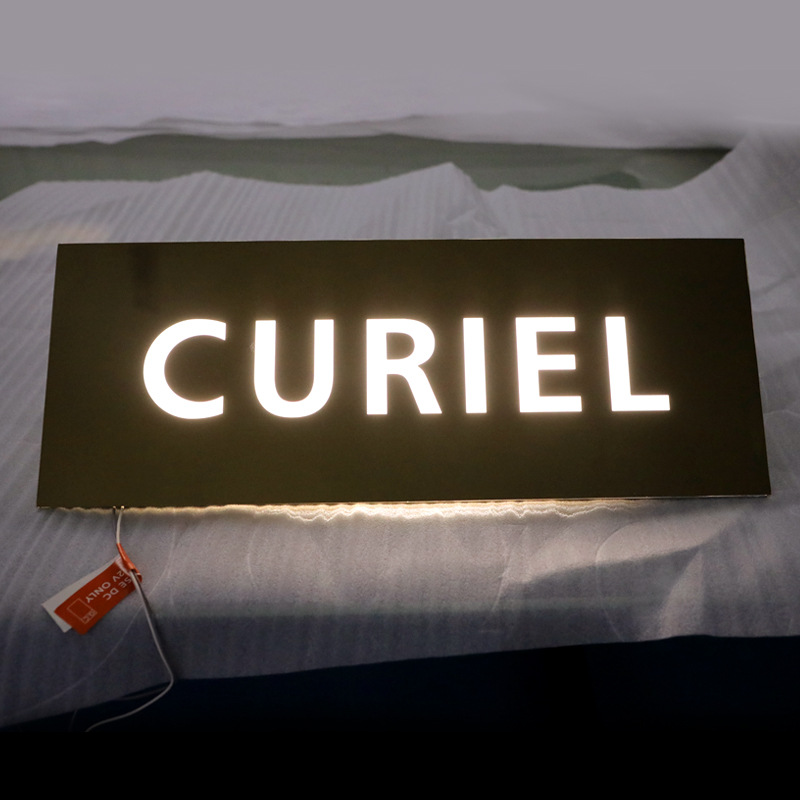 Customize Blade Signage Table light box for shop advertising