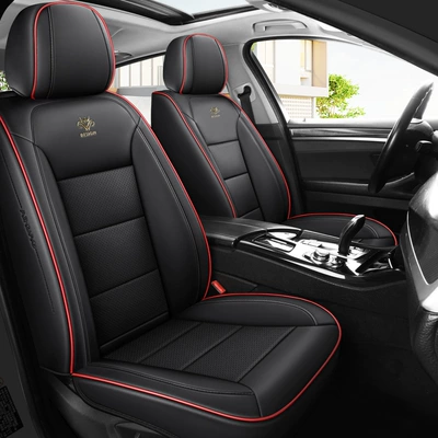 Universal seat cover nappa leather seat cushion five car