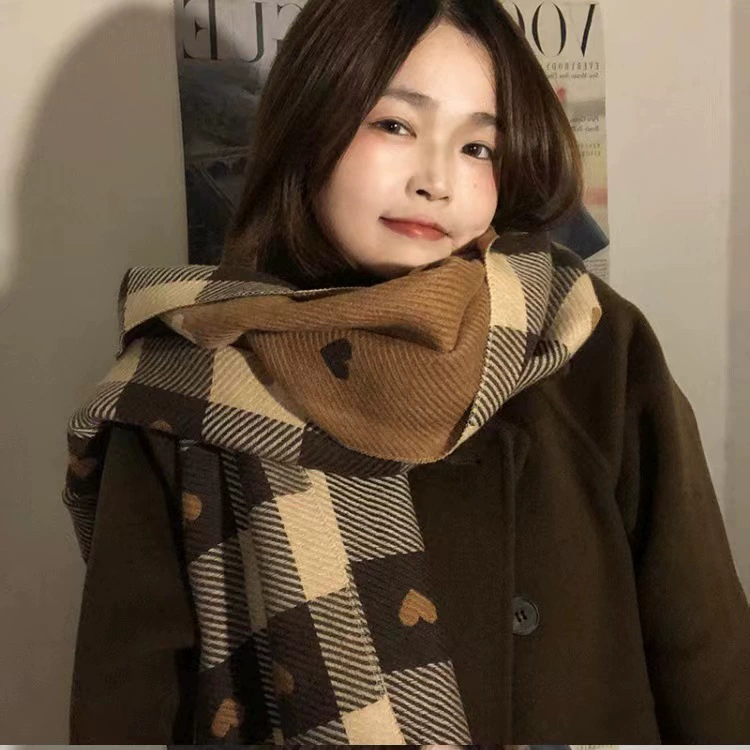 Шарф TikTok демисезонное длинное накидка, искусственный кашемир, 200×70 см, 300 г