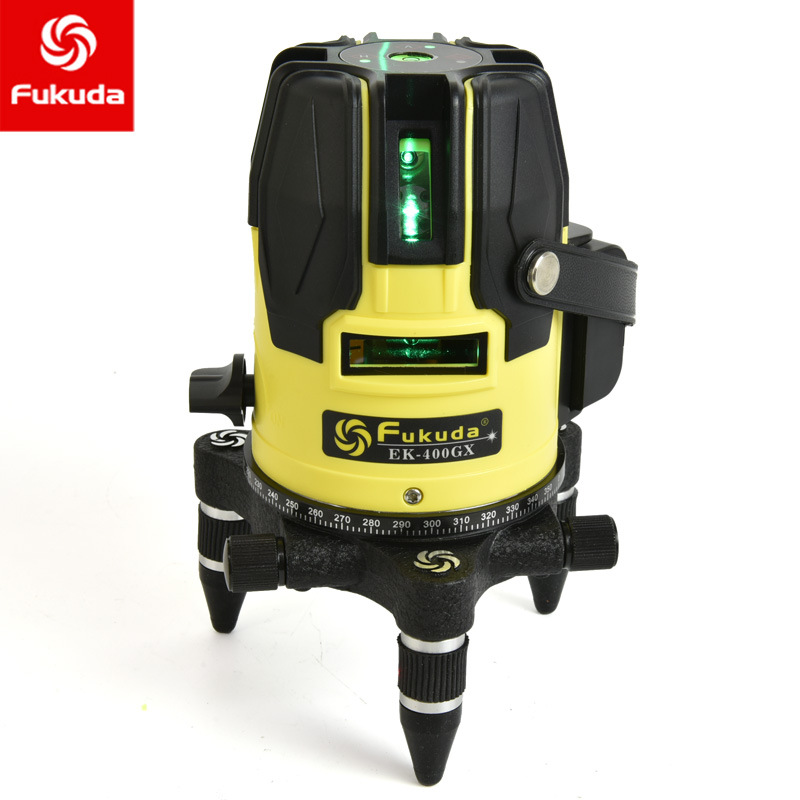 fukuda福田激光水平仪LD绿光蓝5线带点锂电强光400GX高精度投标线