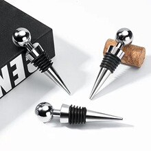 厂家直供真空环保酒瓶塞红酒塞塑料酒塞6丝合金圆头酒瓶塞密封塞