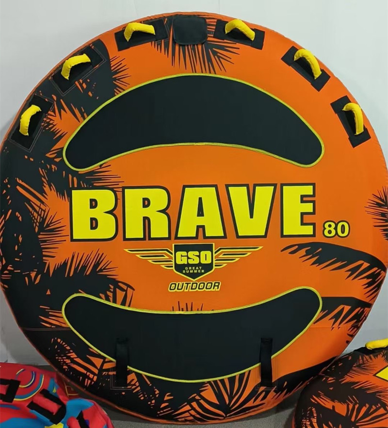 Suministro de fábrica de lanchas rápidas inflables marinas, sofá de arrastre, bote de aire de tracción de agua, anillo de arrastre de isla flotante al por mayor