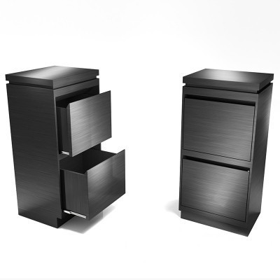 22_1세대 투드로잉 브러시드 스테인레스 스틸 블랙-78x30x40cm