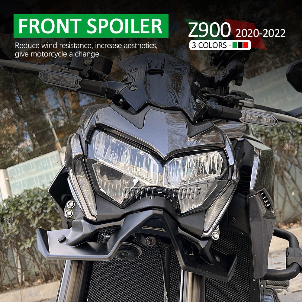 Motorcycle Modification Accessories Exclusively for Kawasaki Z900 Front Spoiler Fairing Lower Lip Fixed Wing