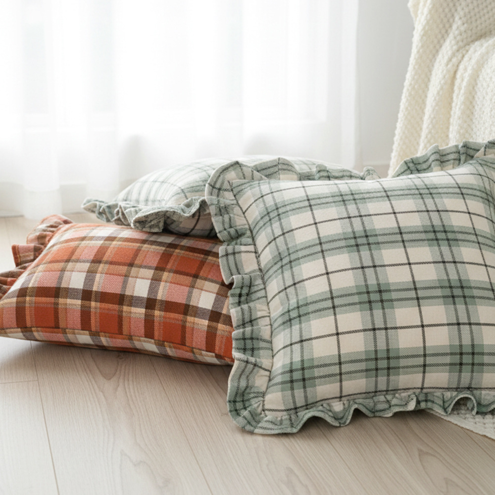 Transfronterizos Inglés nórdico ins tejido lápiz de loto falda almohada retro sala de estar sofá almohada decoración del hogar