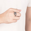 Men's fashionable ring, retro accessory, 2023 collection