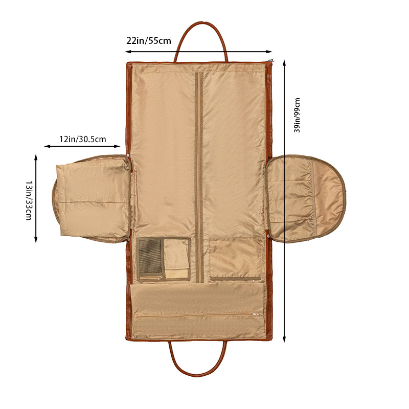 Neue wandelbare Gepäcktasche für Kleidung, 2-in-1-Hängehandtasche, Anzugtasche, Business-Reisetasche_voghion.com