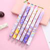 Purple gel pen, fresh stationery, water-based pen for elementary school students