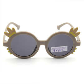 欧美新款大框儿童太阳镜跨境个性防紫外线墨镜