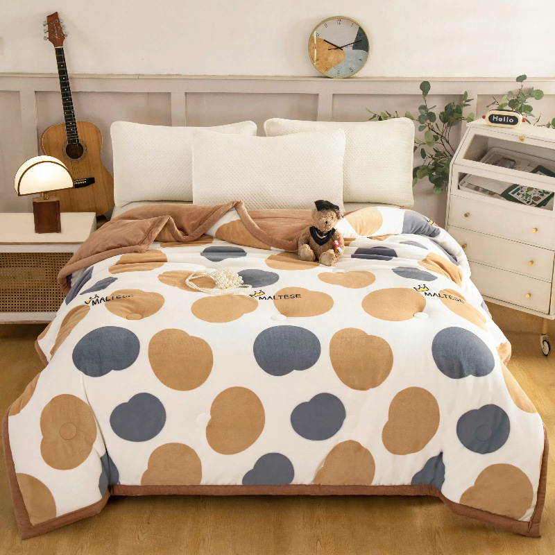 밀크벨벳 퀼트 - 해피폴카 도트