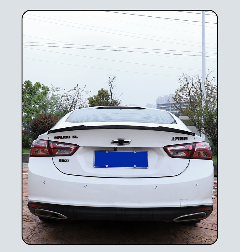 16-24 Models of Malibu XL Modified Sports Rear Wing, Non-Destructive and Punch-Free Fixed Wind Rear Wing, Sports Car Rear Wing