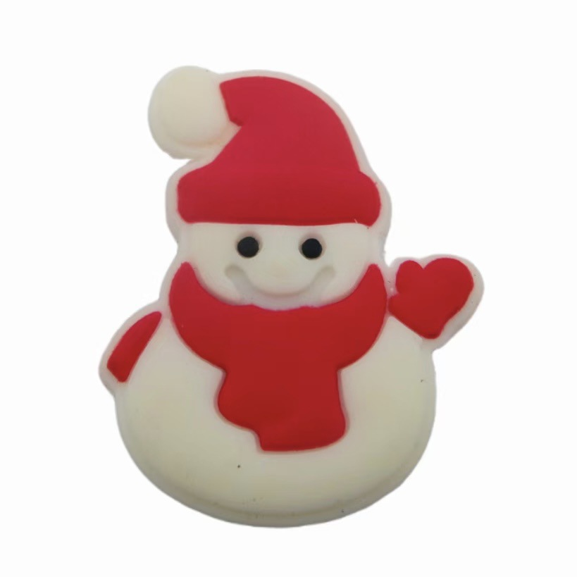 Navidad agujero de zapatos agujero de zapatos botones diy accesorios adorables desmontables agujero de zapatos botones botones