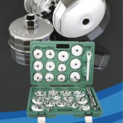 Manufacturer supply steel cap-style oil filter wrench repair tool set handcuff-style oil filter wrench