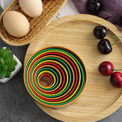 12件套不鏽鋼彩色餅乾模具 圓形蛋糕模具蛋糕圈餃子皮模具