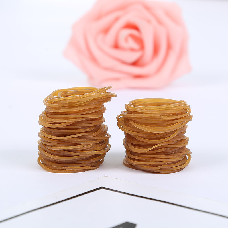 越南原装越意本色橡皮筋 橡皮圈 牛皮筋 本色咖啡色皮筋