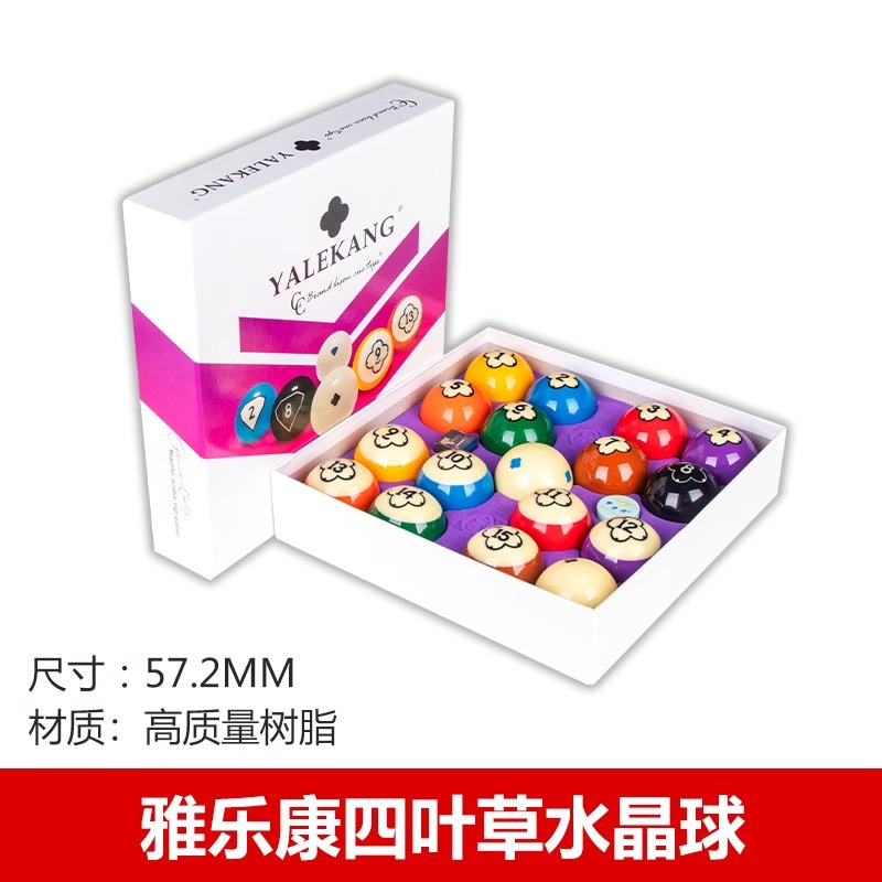 Yalekang 네잎 클로버 크리스탈 볼 57.2mm