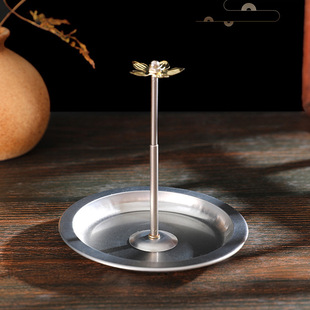Adjustable Mosquito Coil Holder Wholesale for Home Use in Living Room and Bedroom, Stainless Steel Sandalwood Incense Toilet Bathroom Mosquito Coil Tray Holder